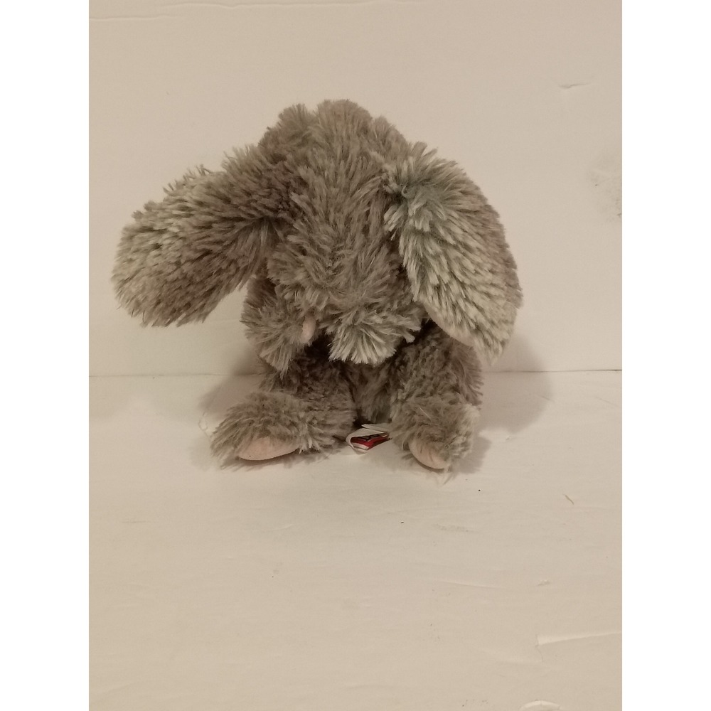 Douglas Cuddle Toys Grey Bunny Rabbit Plush Shaggy Soft Stuffed Animal 9834G